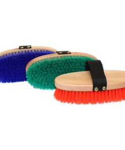 Spazzola dorso in legno lucido con passamano