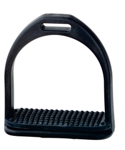 Staffa in materiale sintetico con pedane in gomma da 95 mm