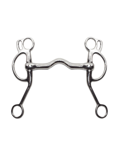 Imboccatura western collo oca chiamata 175mm inox piena - 130mm