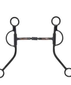 Imboccatura western con rullo 9mm con inserti in rame sweet iron - 125mm