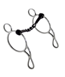 Imboccatura sweet iron 12mm chiamata inox da 190mm piena - 135mm