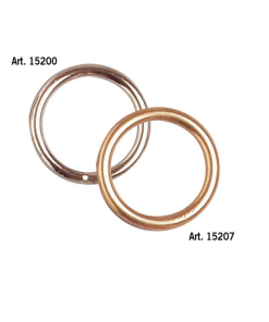 Anello misura 30mm filo 4mm in acciaio inox