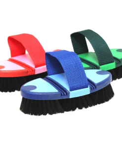 Spazzola con dorso flessibile con fibre sintetiche