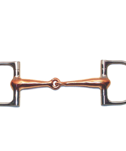 Filetto a D in rame pieno 18mm con chiamate inox da 75mm