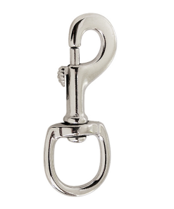 Moschettone per redina 20mm in ferro nichelato