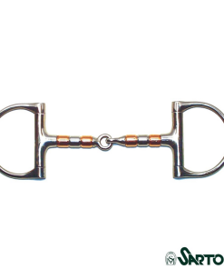 D snodato con tubetti in rame in acciaio inox pieno - 135mm