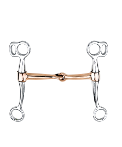 Imboccatura western in rame 13mm chiamata da 160mm in ferro nichelato - 125mm