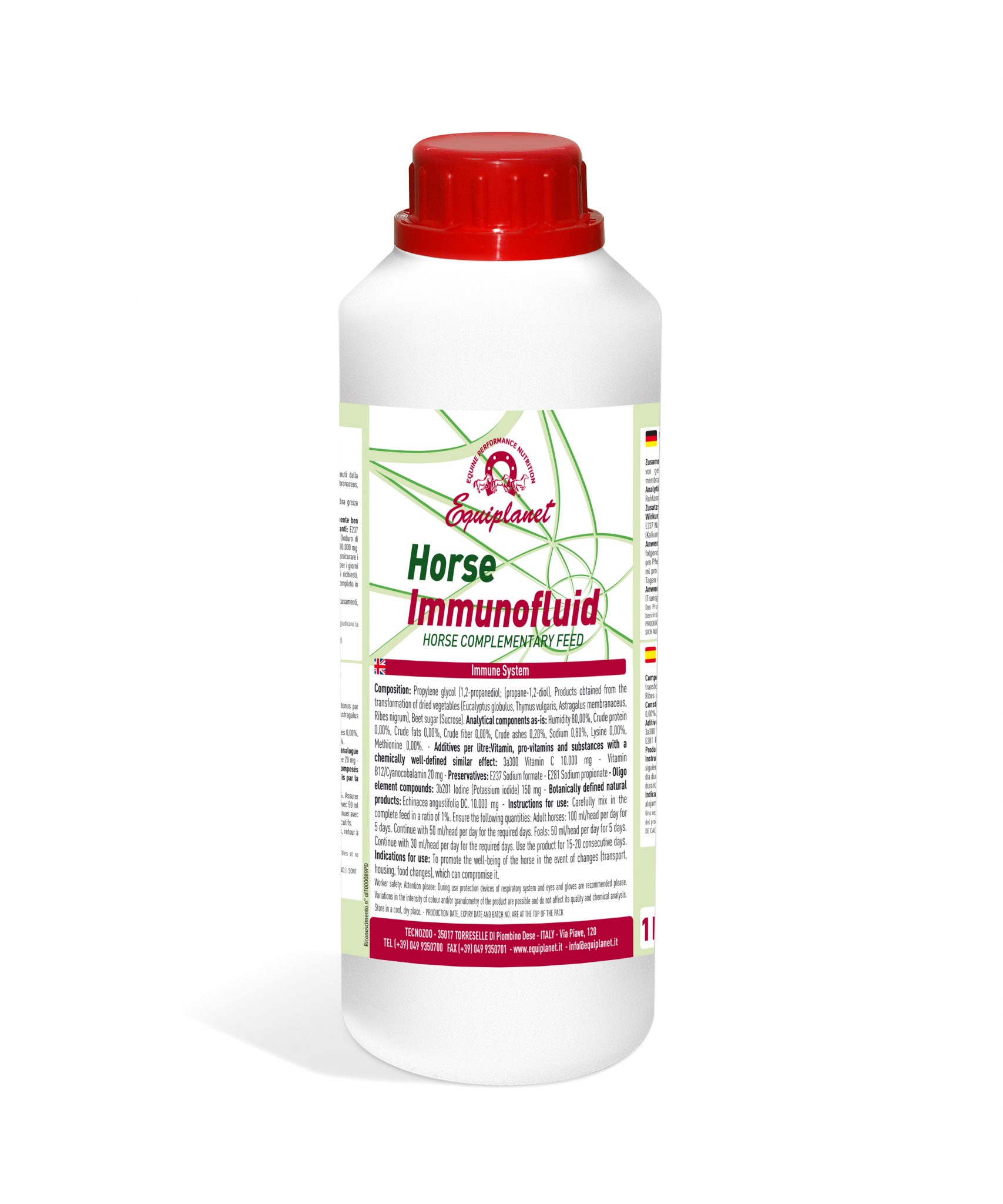 HORSE IMMUNOFLUID - Mangime complementare per cavalli a supporto del benessere generale