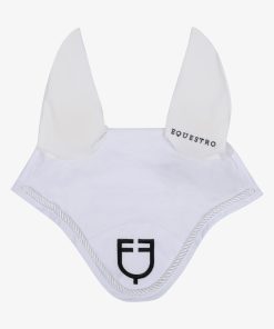 Cuffietta in cotone con logo centrale