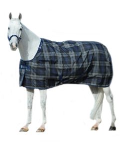 COPERTA BUCAS CELTIC STABLE 150 SD STAY DRY LINING - BLU NAVY/QUADRETTI