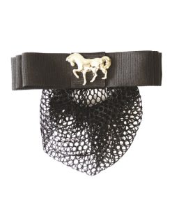 RETE CAPELLI C/CAVALLINO - Nero