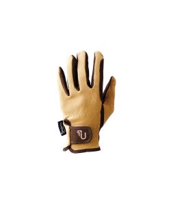 GUANTI BIMBO AMARA BICOLORE - Beige/Marrone