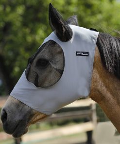 Maschera antimosche in lycra con retina copriorecchie Pro-Tech - grigio