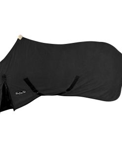 COPERTA CON COPRICODA E CINGHIE INCROCIATE - Nero