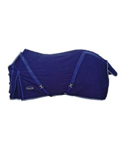 COPERTA COTONE MODELLO MALAGA - Navy