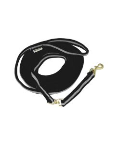 LONGIA IN COTONE IMBOTTITO (8MT) - Nero/Grigio