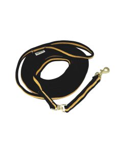 LONGIA IN COTONE IMBOTTITO (8MT) - Nero/Giallo