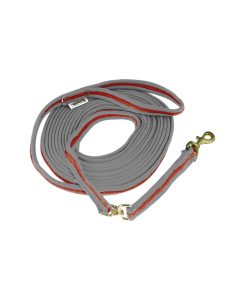 LONGIA IN COTONE IMBOTTITO (8MT) - Grigio/Rosso