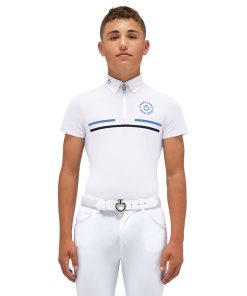 Polo da concorso CT Orbit Print  - bianco