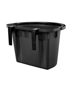 MANGIATOIA PLASTICA A STAFFE CON MANICO - Nero