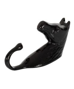 APPENDIBRIGLIE TESTA CAVALLO ALLUMINIO COLORATO - Nero