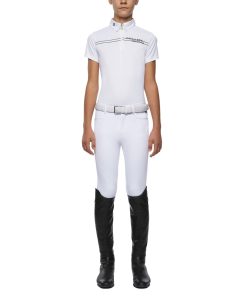 Polo da concorso CT Piquet Stretch   - bianco