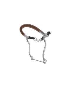 HACKAMORE INOX ASTE LUNGHE C/NASALINA GOMMA