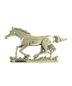 PORTACHIAVI DA MURO "CAVALLO" - OTTONE