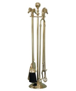 SET ACCESSORI CAMINO - OTTONE