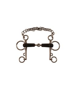 PELHAM INOX RICOPERTO GOMMA