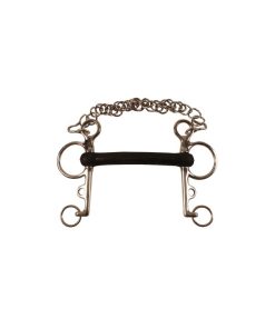 PELHAM INOX INTERO GOMMA RIGIDA