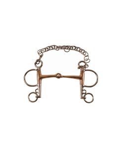 PELHAM PIENO INOX IMBOCCATURA RAME