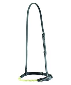 Capezzina chiudibocca nasalina in corda intrecciata - Nero