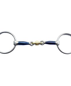 Filetto snodato con pallina pieno con anelli 65mm inox 14mm - 135 mm
