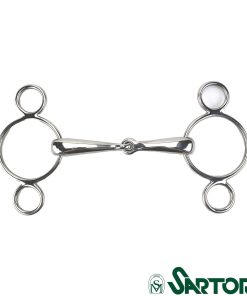 Pessoa inox snodato da 21mma due anelli 155mm pieno