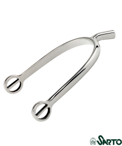 Speroni da donna in acciaio inox con gambo dritto