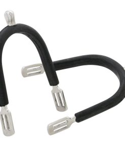Speroni uomo ricoperti gomma 20mm in acciaio inox a goccia