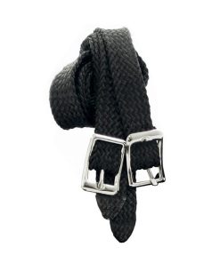Cinturini speroni in nylon con fibbia in metallo - Nero