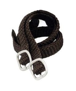 Cinturini per speroni premium in nylon intrecciato - Marrone