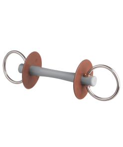 Filetto ad anelli Beris con cannone comfort sottile - Anello 7,5 cm