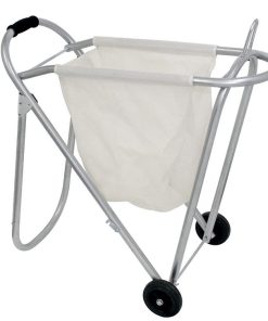 Portasella per sella americana in alluminio con rete pieghevole