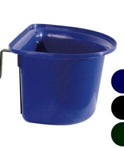 Mangiatoia portatile in plastica con zanche in metallo