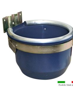 Mangiatoia antispreco tonda - Bordo metallo zincato