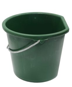 Secchio Ok Plast con lato piatto, manico metallo - capacità 17,5 L