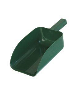 Sessola per mangime quadrata colore verde in plastica