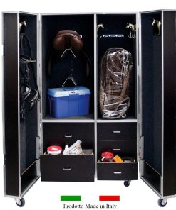 Baule 2 selle a doppia anta in legno marino 94X79X161H