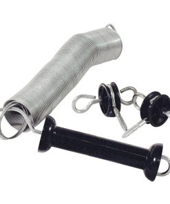 Set completo per cancello con molla ed isolatori neri
