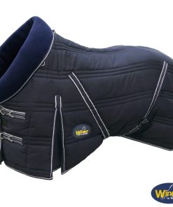 Piumone pesante collo in pile da box 400 gr - Blu