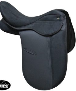 Sella Winner da dressage sintetica - Nero