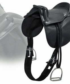 Set sella 12" sintetica - Nero